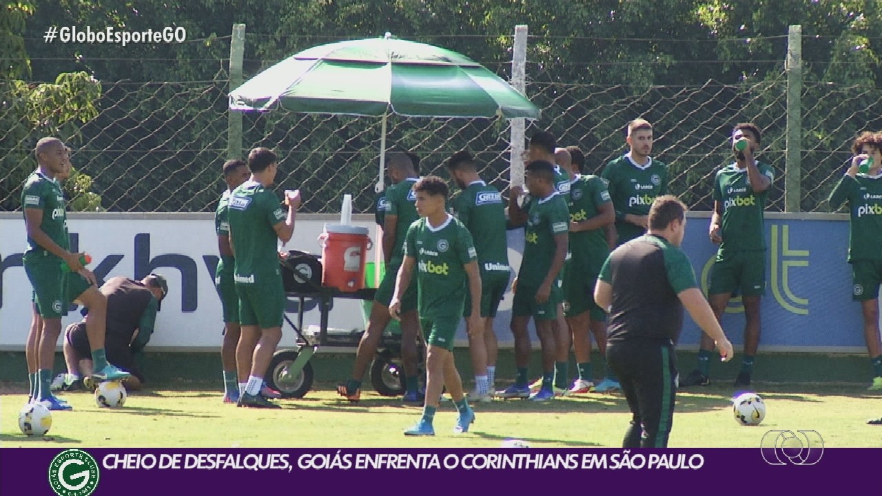 Goiás tem desfalques para enfrentar o Corinthians, domingo