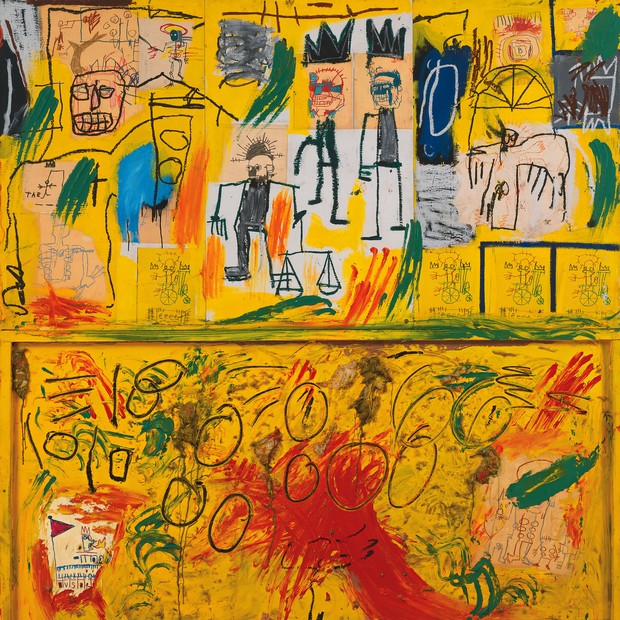 Jean-Michel Basquiat: uma das obras do artista que estão em destaque na exposição do CCBB (Foto: Divulgação)