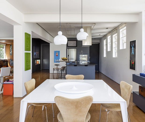 225 m² com área social ampla, cozinha aberta e sala de música - Casa ...
