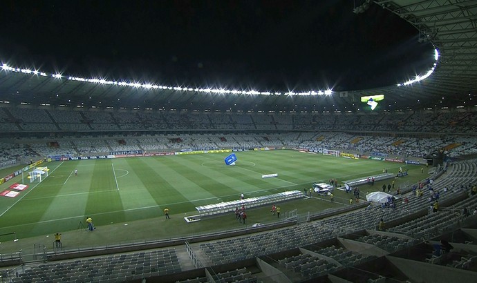 Cruzeiro e ABC se enfrentam na noite desta quarta-feira no Mineirão (Foto: Reprodução/Sportv)