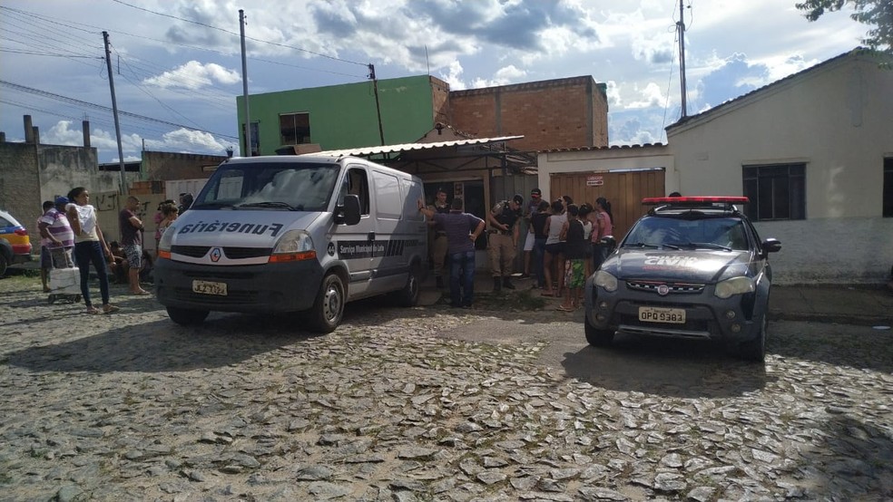 Homicídio foi registrado em janeiro de 2020 no Bairro Niterói em Divinópolis  — Foto: Polícia Militar/Divulgação