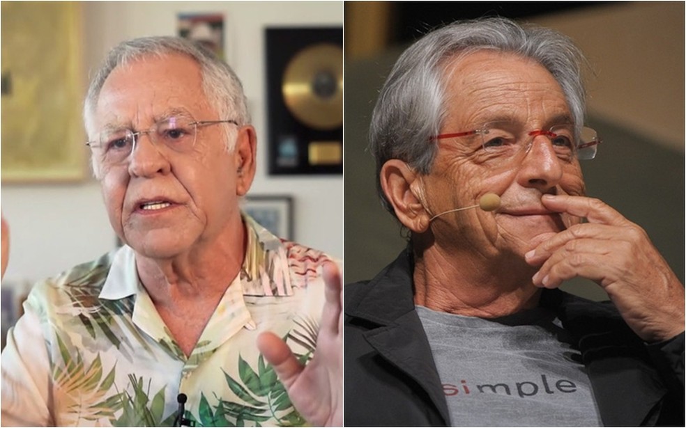 Nelson Motta e Fernando Gabeira foram convidados para conversa no Flipoços em Poços de Caldas (MG) — Foto: TV Globo/FlavioMoraes/G1