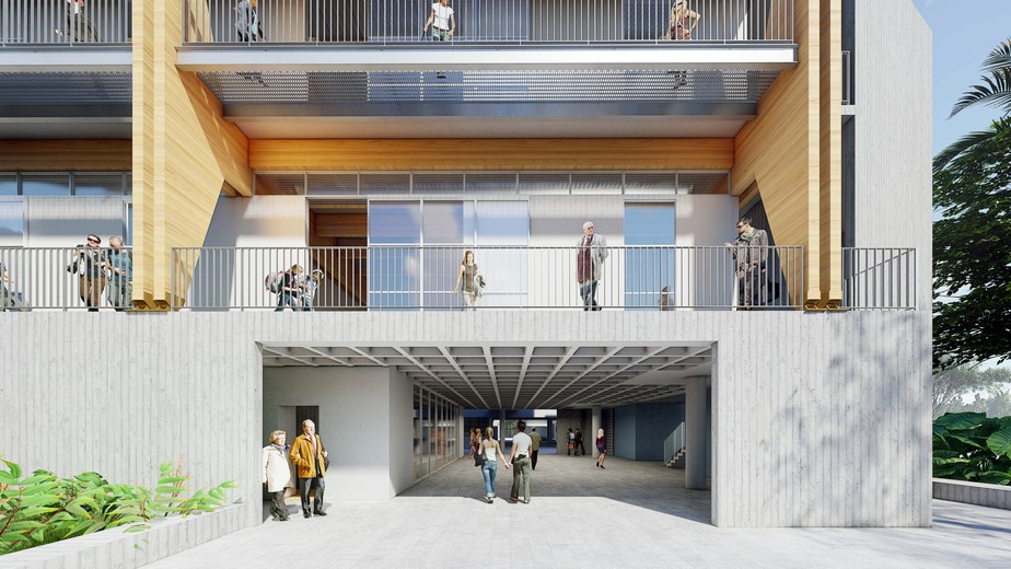 Projeto do novo prédio do Instituto de Arquitetura e Urbanismo da USP