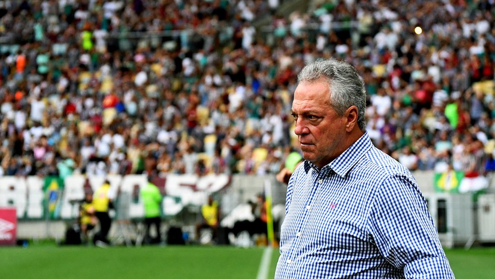 Abel Braga deixa o comando do Fluminense — Foto: Mailson Santana/Fluminense