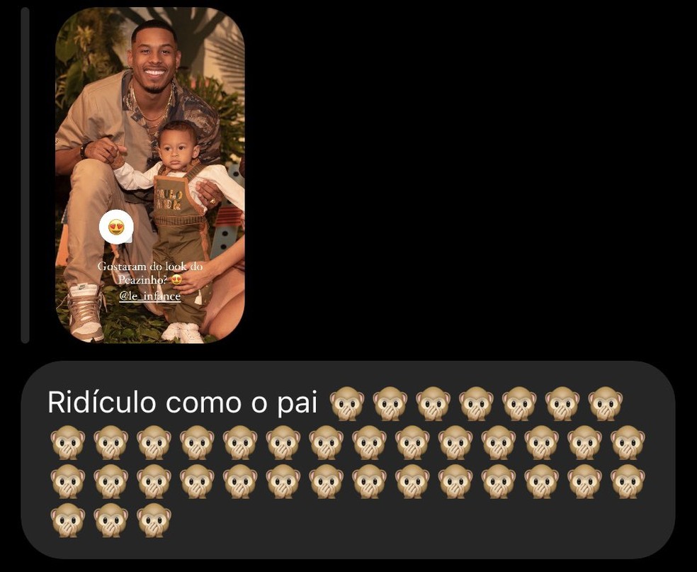 Atleta e ex-BB Paulo André expôs comentários racistas contra ele e o filho de 1 ano  — Foto: Reprodução/Twitter