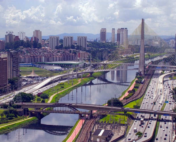 Telão do Domingão - São Paulo (Foto: TV Globo)