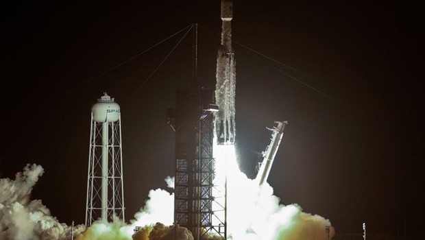 Essa foi a terceira vez que o Falcon Heavy foi enviado ao espaço (Foto: REUTERS)