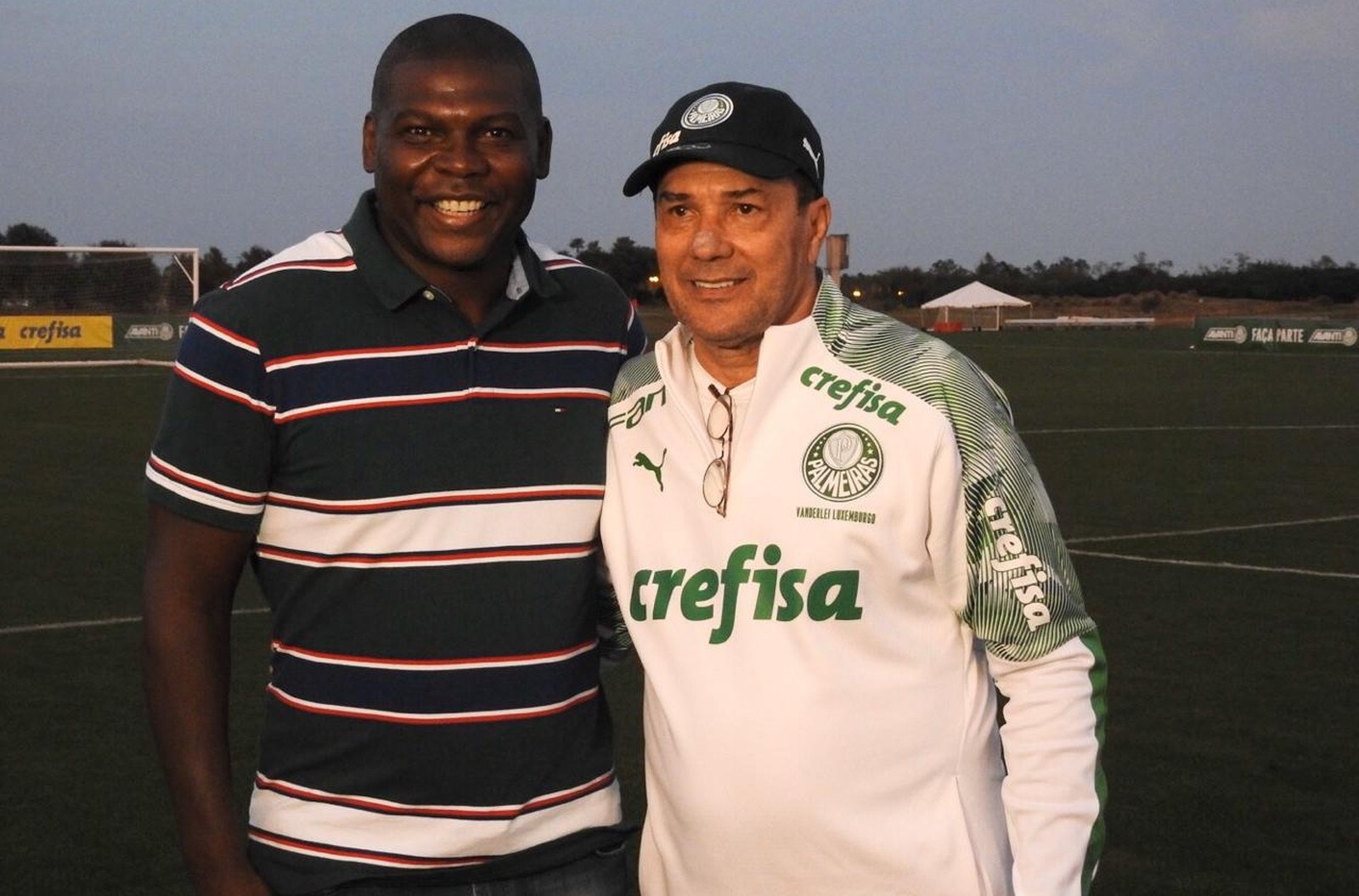 Ídolo do Palmeiras, Cléber revê Luxemburgo nos EUA e aprova Felipe Melo como zagueiro