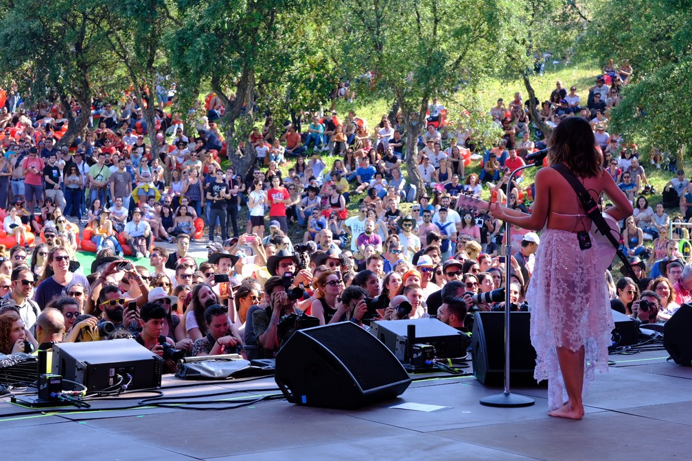 AnavitÃ³ria em show no Rock in Rio Lisboa (Foto: DivulgaÃ§Ã£o/Rock in Rio Lisboa)