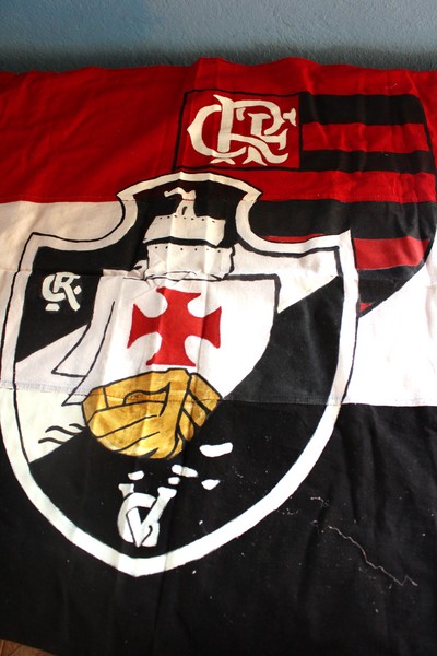 Bandeira do time de Várzea, Vasmengo  (Foto: Larissa Vieira)