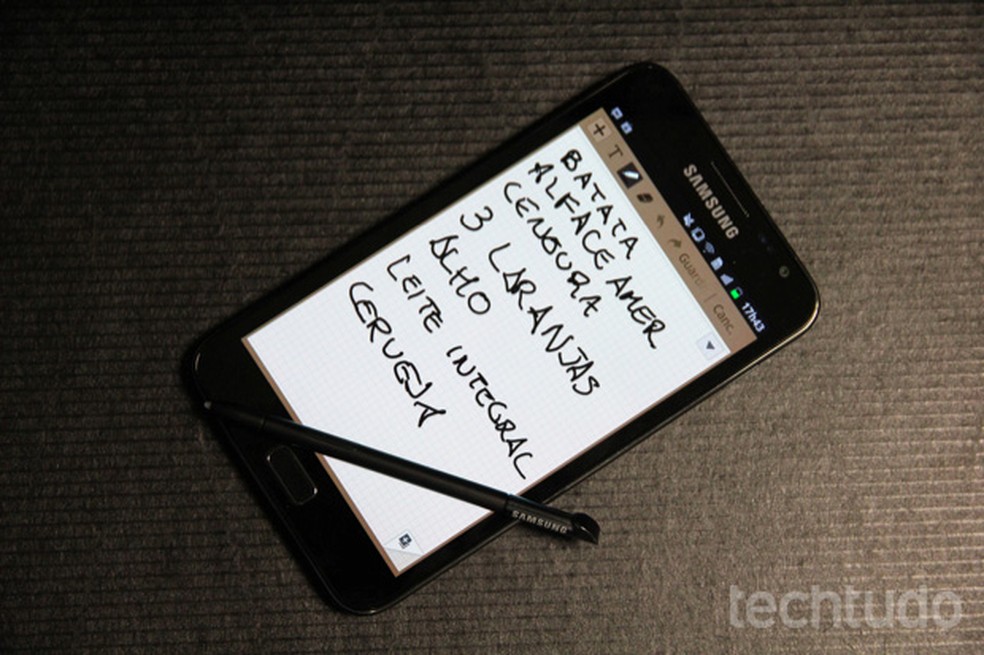 Galaxy Note foi considerado "enorme" em 2011 â?? Foto: Allan Melo/TechTudo