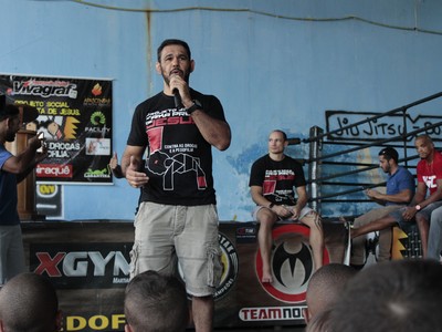 Rogério Minotouro Dia das Crianças UFC Faixa Preta de Jesus (Foto: Adriano Albuquerque) Rogério Minotouro Dia das Crianças UFC Faixa Preta de Jesus (Foto: Adriano Albuquerque)