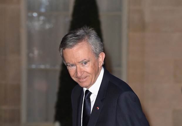 PARIS, FRANCE - MARCH 26: Owner of LVMH Luxury Group Bernard Arnault arrives at the Elysee Palace for an official dinner hosted by French President Francois Hollande as part of a two days State visit of the Chinese President Xi Jinping on March 26, 2014 i (Foto: Pascal Le Segretain/Getty Images)