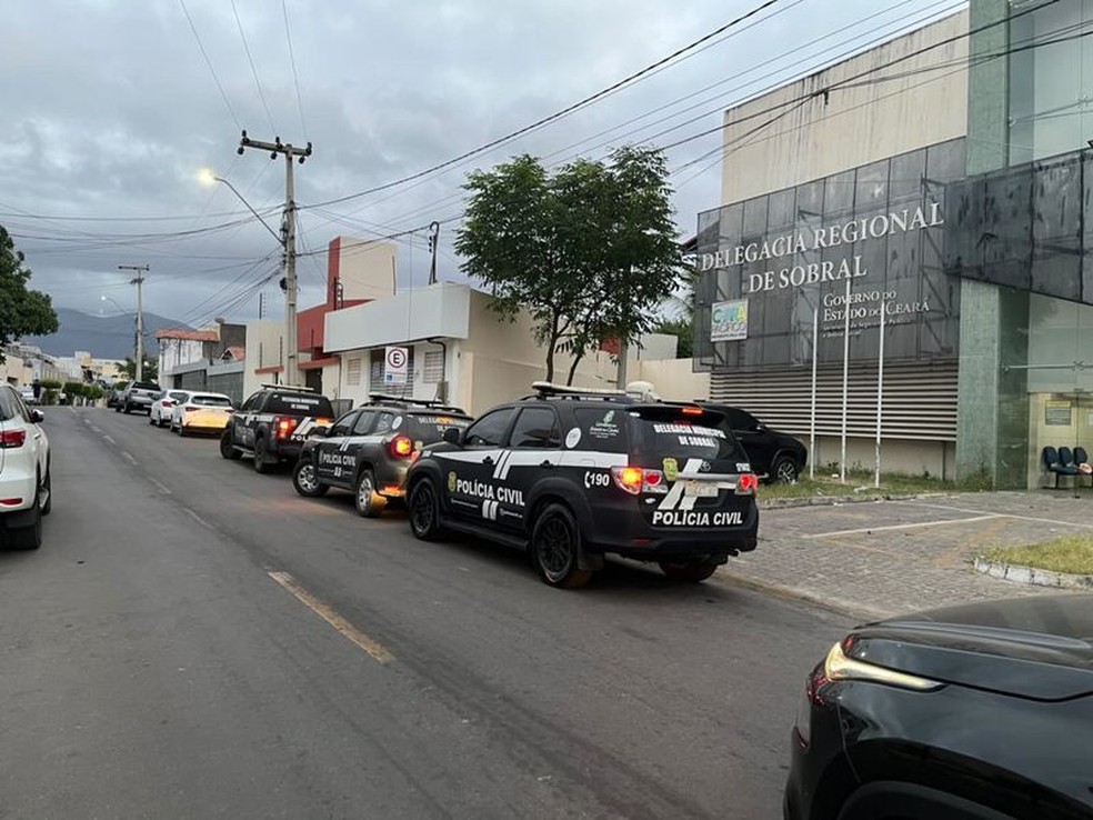 Polícia Civil deflagra operação contra integrantes de organização criminosa nas cidades de Sobral, Massapê e Camocim, no interior Norte do Ceará. — Foto: Polícia Civil/ Divulgação