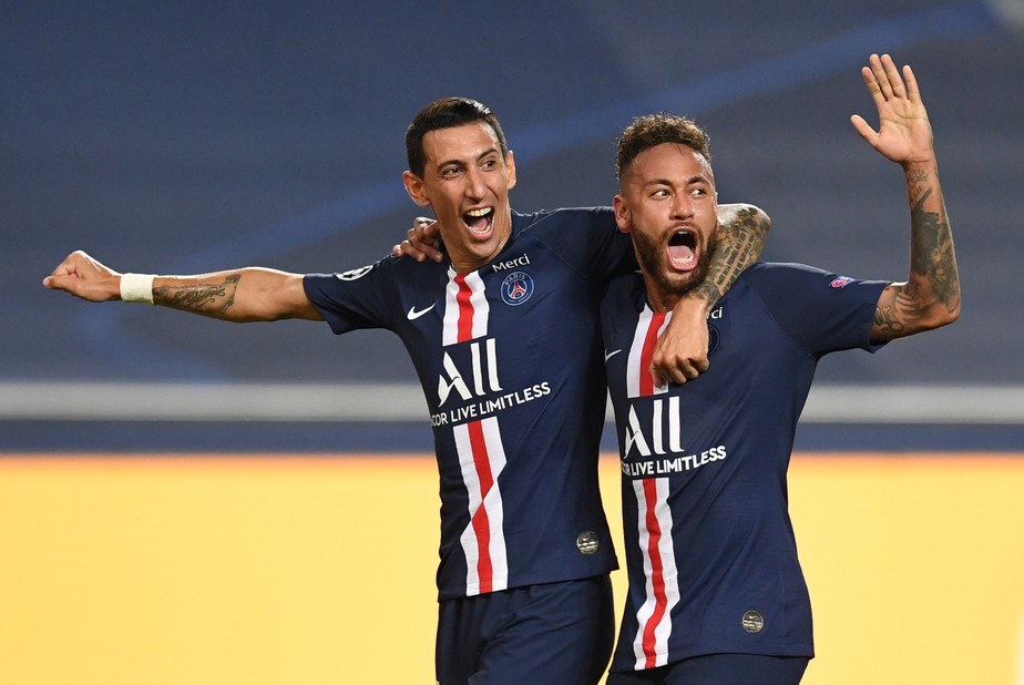 Neymar e Di María: o talento que cria quando não há espaço