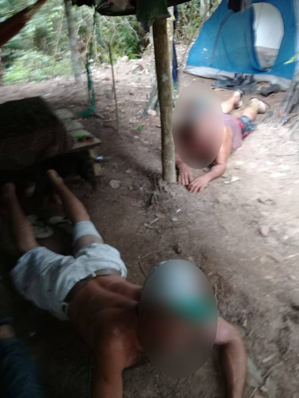 Funcionários de fazenda são torturados em MT — Foto: Reprodução