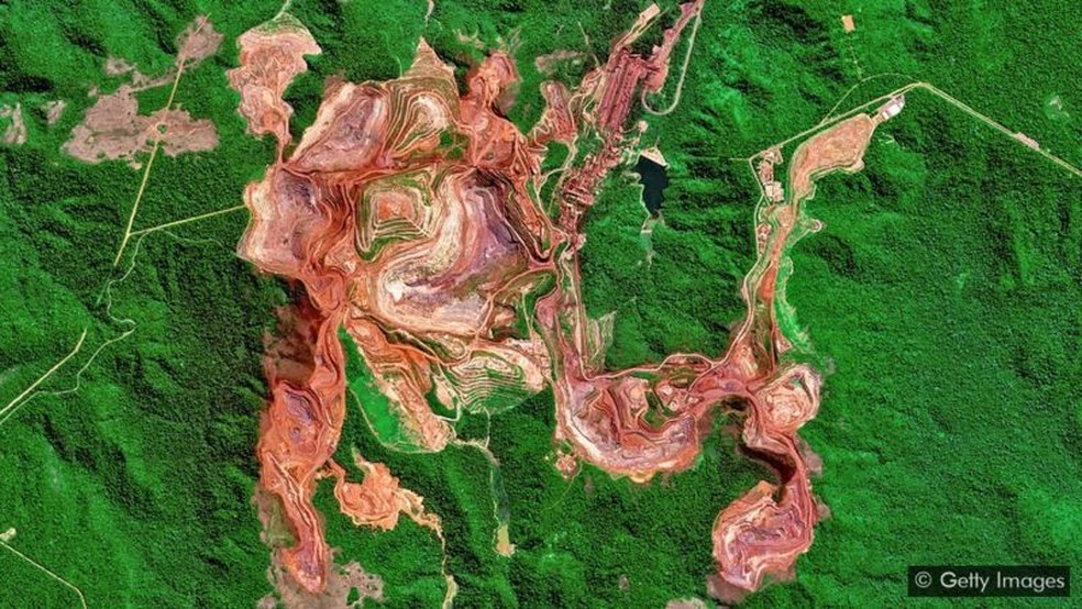 Carajás, no Brasil. — Foto: Getty Images via BBC