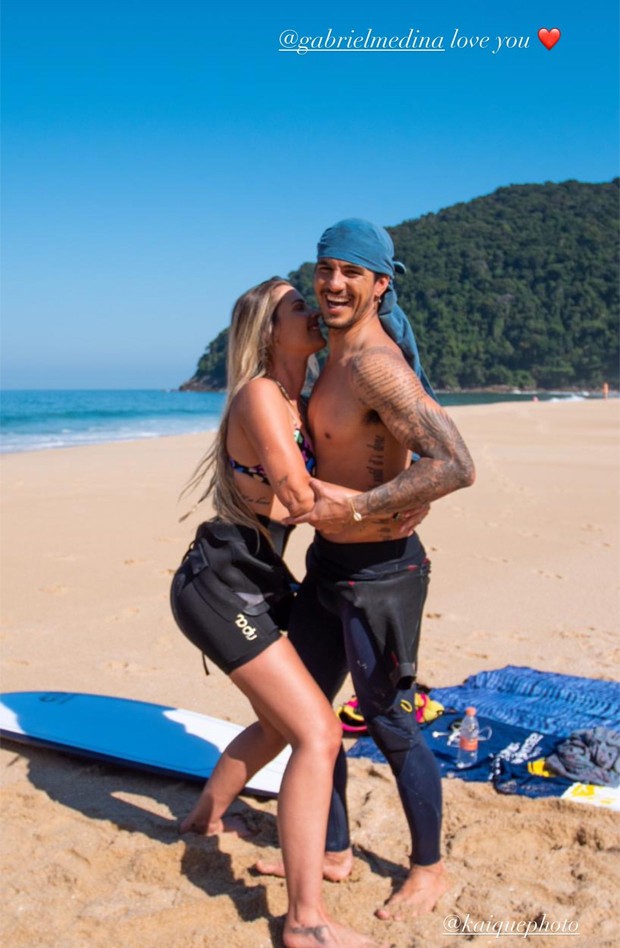 Gabriel Medina e Yasmin Brunet  (Foto: Reprodução / Instagram)