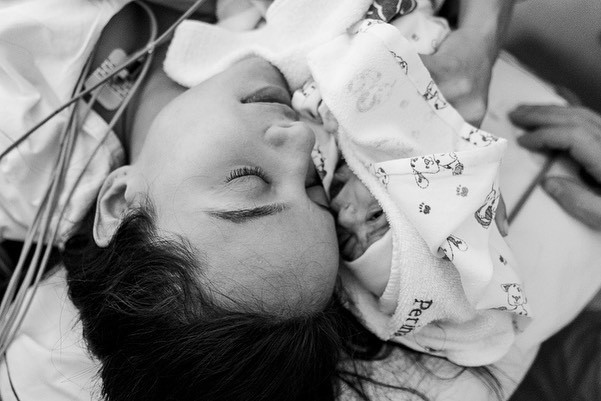 Fabio Assunção mostra parto de Alana (Foto: Reprodução/Instagram)