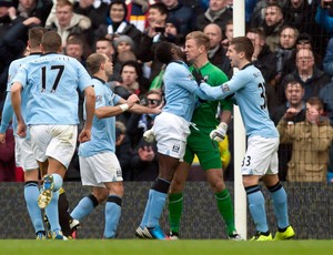 joe hart chelsea x manchester city (Foto: AP)