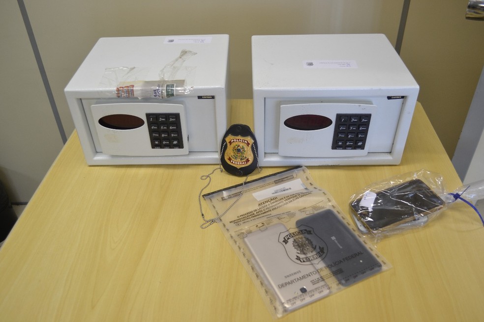 Material apreendido na operação underground 2 (Foto: Polícia Federal/Divulgação )