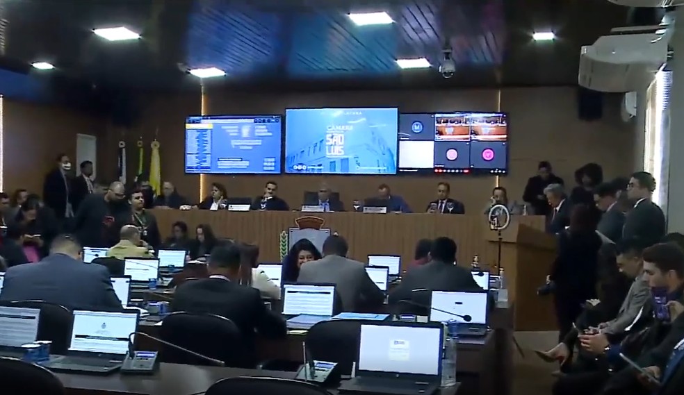 Plano Diretor de São Luís é aprovado, em segundo turno, pela Câmara Municipal. — Foto: Reprodução/TV Mirante