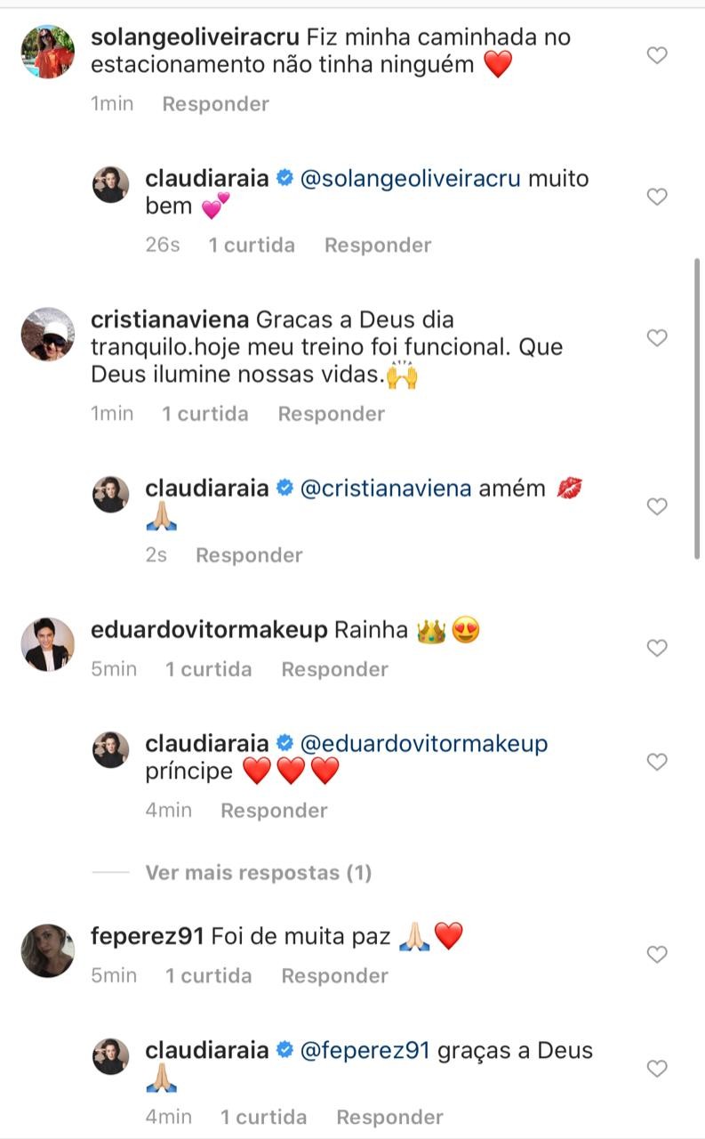 Claudia Raia recebe elogios (Foto: Reprodução/Instagram)