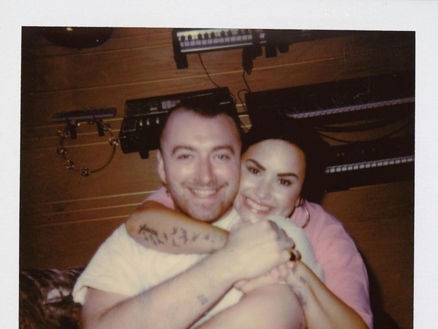 Sam Smith e Demi Lovato (Foto: Reprodução/Instagram)