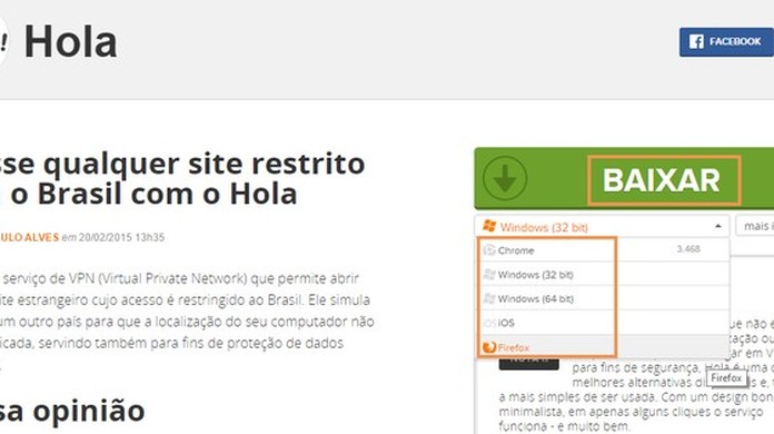 Como usar o Hola VPN para acessar sites de outros países | Dicas e  Tutoriais | TechTudo