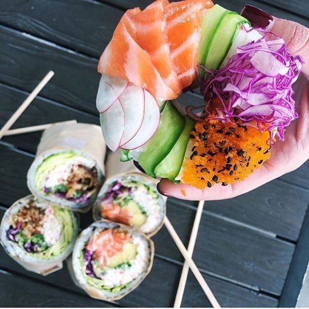 Donut de sushi (Foto: Reprodução/Instagram)