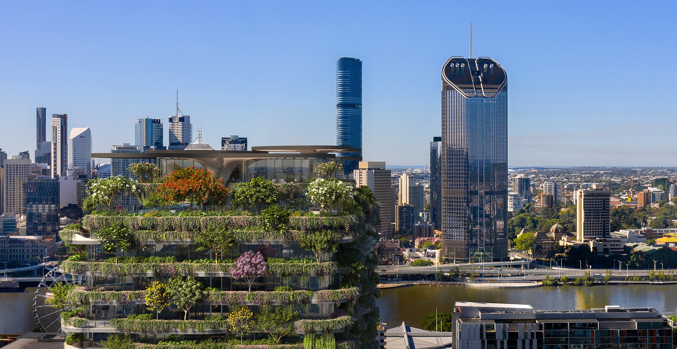 Arranha-céu na Austrália será residencial mais verde do mundo (Foto: Binyan Studios)
