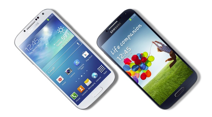 As duas opções de cores mais comuns do Galaxy S4: branco e grafite (Foto: Divulgação/Samsung)