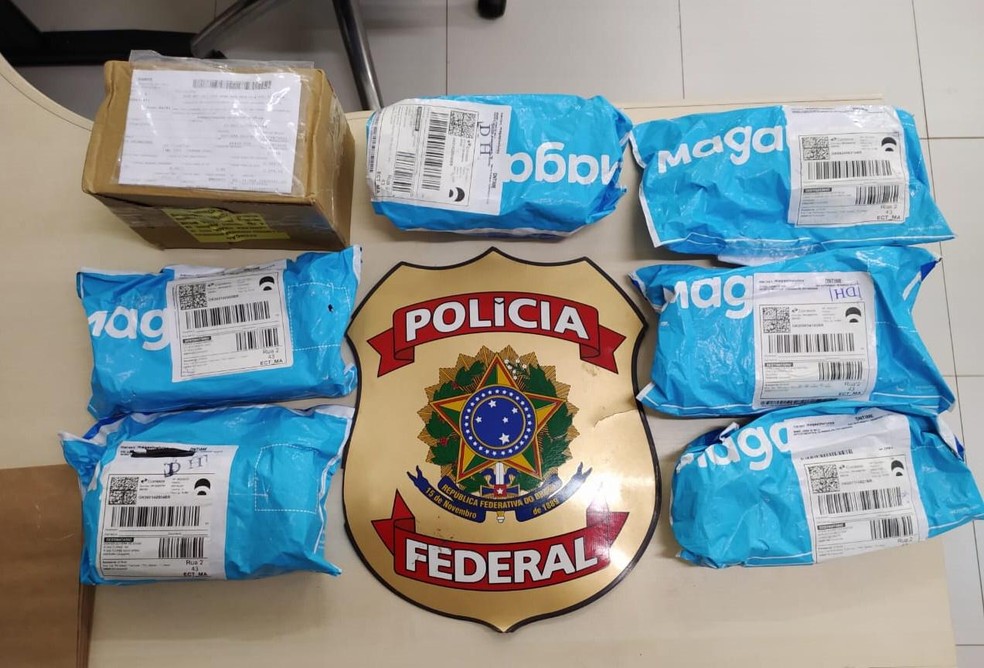 Funcionária dos Correios é presa por suspeita de roubar mercadorias do Centro de Distribuição em Caxias (MA) — Foto: Divulgação/Polícia Federal