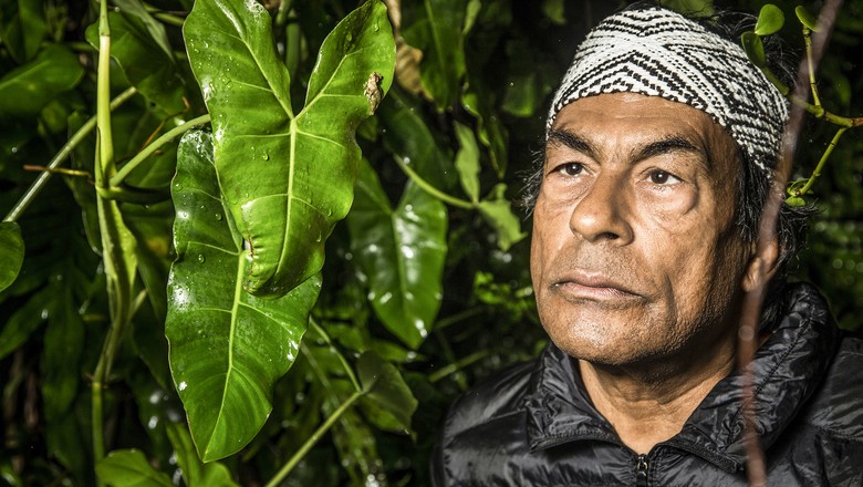 Ailton Krenak, líder indígena, ativista e escritor (Foto: Guito Moreto/O Globo)