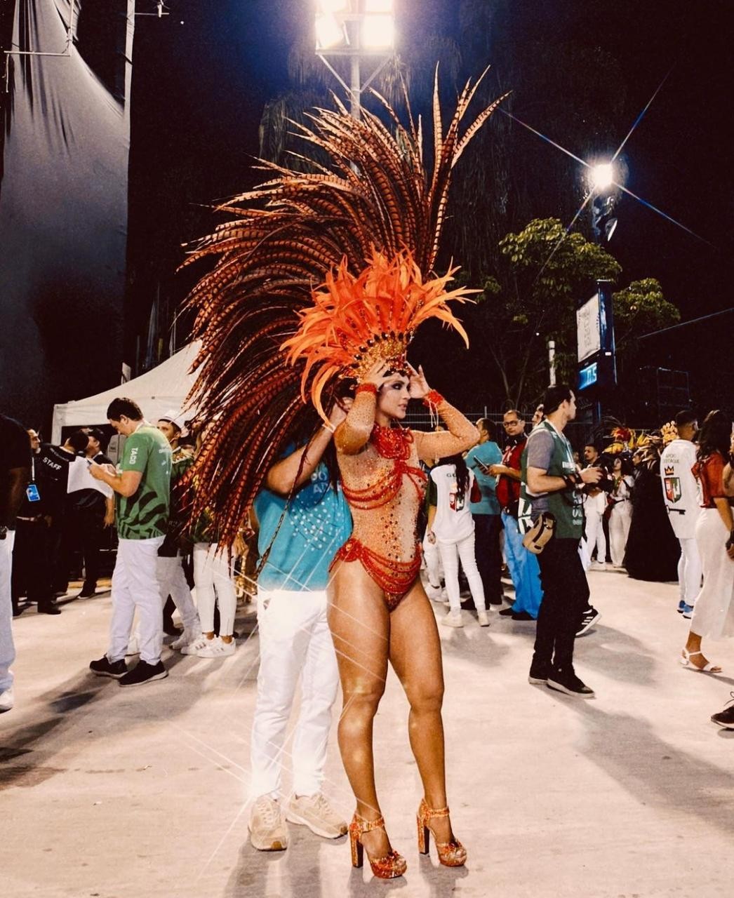 Mileide Mihaile celebra conquista com a vitória da Grande Rio no Carnaval 2022 (Foto: reprodução Instagram )