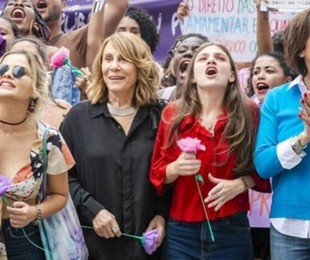 Vanessa Giácomo, Renata Sorrah, Debora Ozório e Giovanna Antonelli em 'Filhas de Eva' | Globo