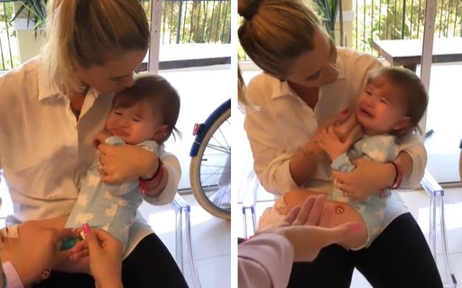 Dany Bananinha mostra filha sendo vacinada: "Não deixem de vacinar"