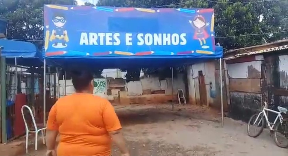 Casa de Apoio Artes e Sonhos cuida de crianças de catadores em Santa Luzia, na Estrutural, no DF — Foto: Arquivo pessoal