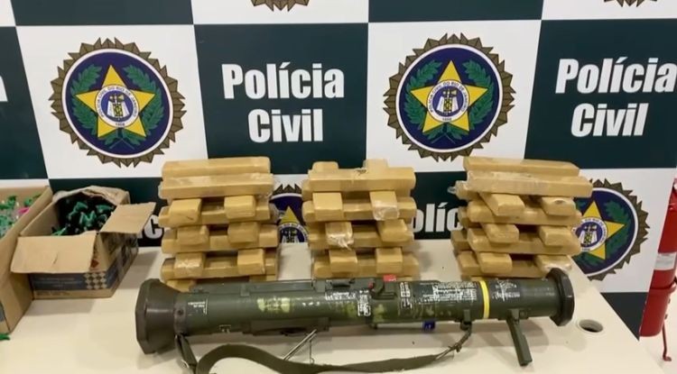 Polícia do RJ apreende canhão com mesma tecnologia de armas usadas na guerra da Ucrânia