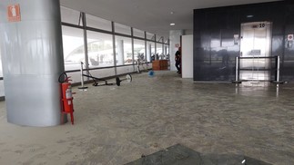 Área interna do Palácio do Planalto destruída — Foto: Bruno Góes/Agência O Globo