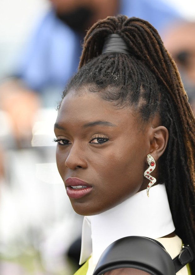 CANNES, FRANCE - JULY 08: Actress Jodie Turner-Smith poses during the photocall for film âAfter Yang' at the 74th annual Cannes Film Festival in Cannes, France on July 08, 2021 (Photo by Mustafa Yalcin/Anadolu Agency via Getty Images) (Foto: Anadolu Agency via Getty Images)