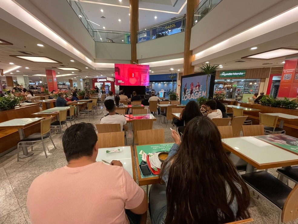 Natal Shopping promoveu lançamento da novela — Foto: Larissa Cavalcante/Inter TV Cabugi