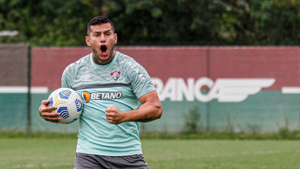 Bobadilla, atacante do Fluminense � Foto: Lucas Mer�on FFC