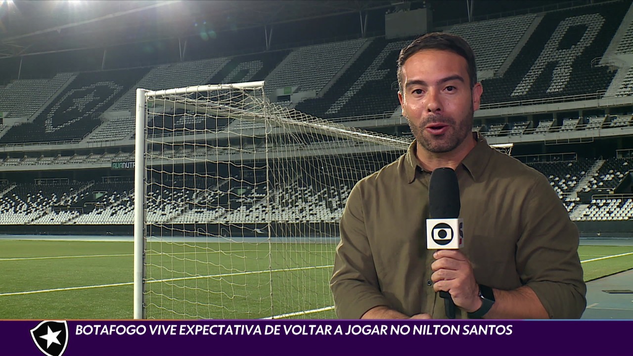 Botafogo vive expectativa de voltar da jogar no Nilton Santos