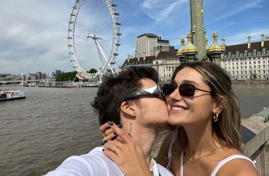 Sasha e o marido, João Figueiredo, em Londres (Foto: Reprodução/Instagram)