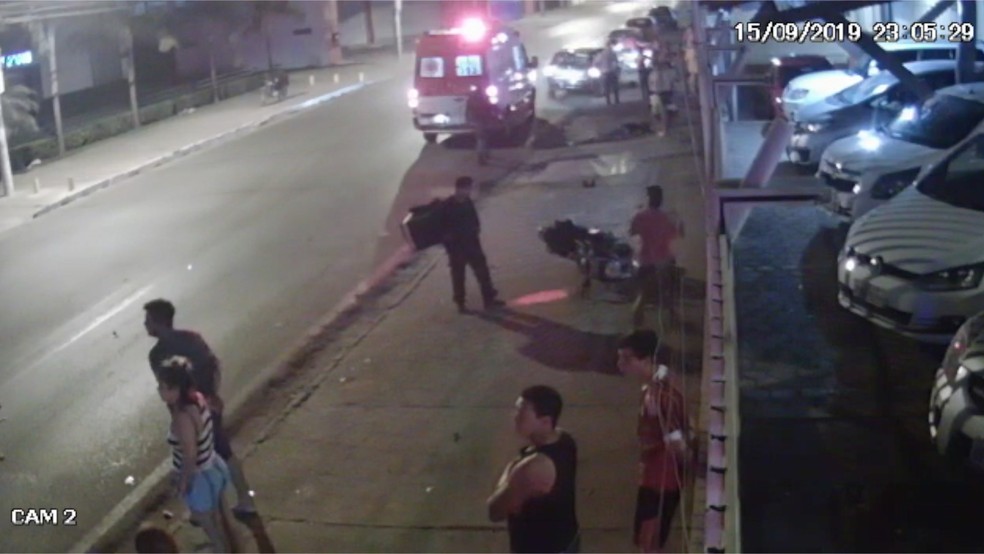 Imagens Mostram Motociclista Sendo Arremessado Durante Acidente Em Cuiaba Mato Grosso G1