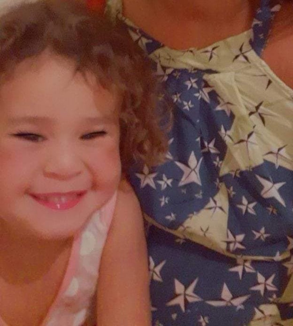 Ágata Tauane da Silva Soares, de 3 anos, foi morta a tiros. — Foto: Divulgação