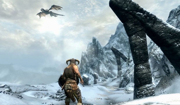 The Elder Scrolls V: Skyrim - Xbox-360 - Microsoft - Jogos de RPG