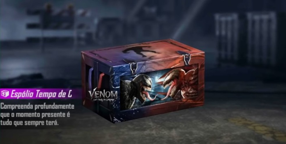 Caixa de Loot do Venom — Foto: Reprodução