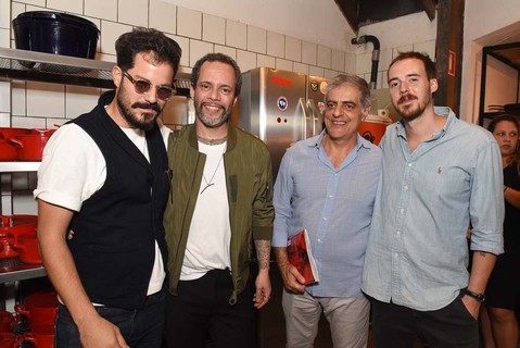 Victor Collor, Ricardo Cruz, Sergio Kalil e Stefano Weitbrecht (Foto: Cleiby Trevisan)